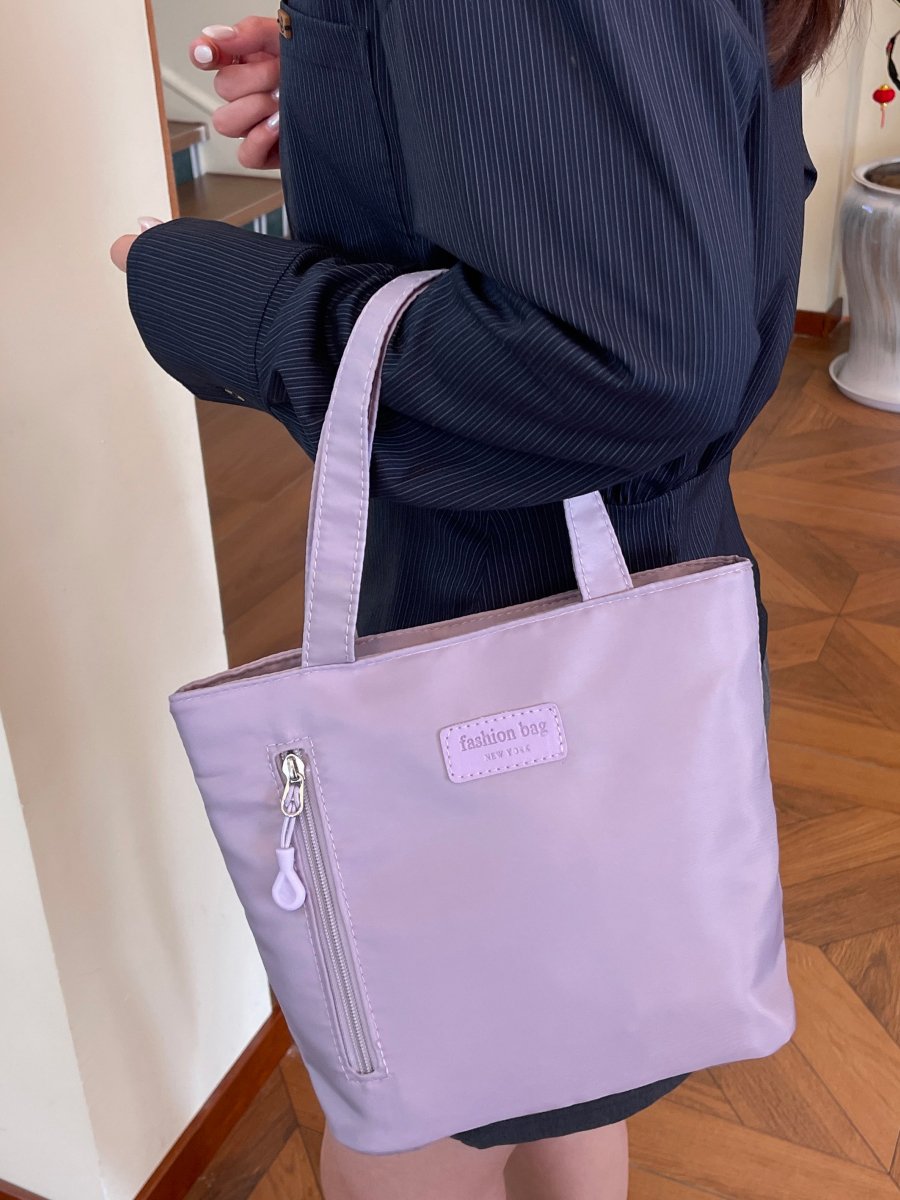 Purple Plain Mini Tote Bag