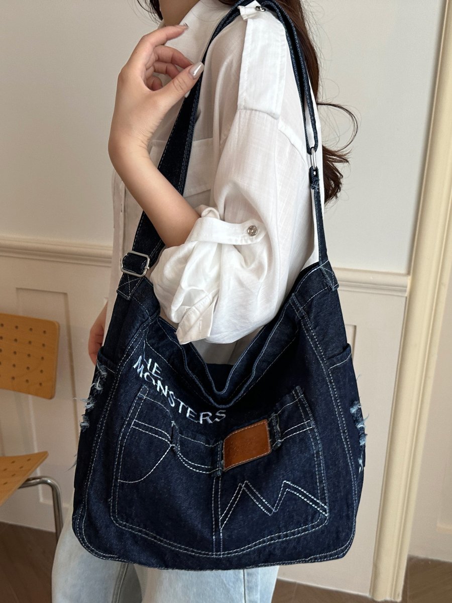 Denim Shoulder Bag
