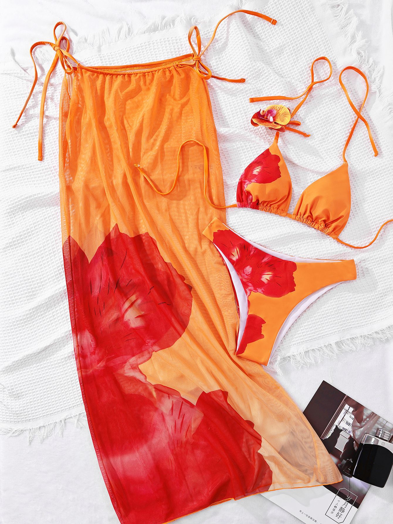 Multi-Color Triangle Bikini Set