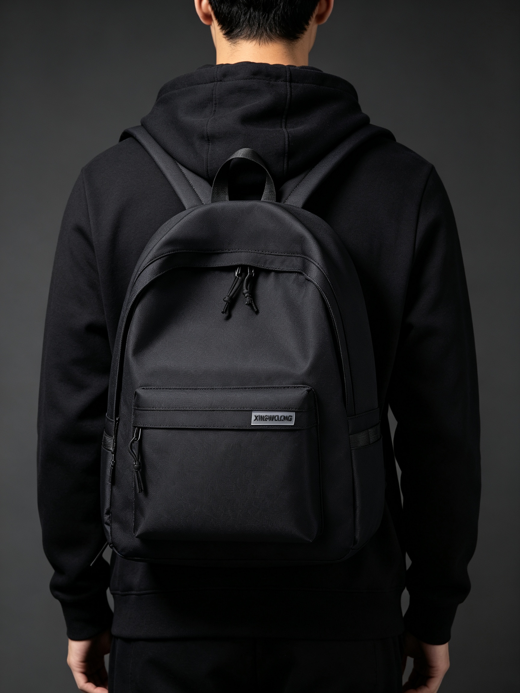 Black Minimalist Backpack