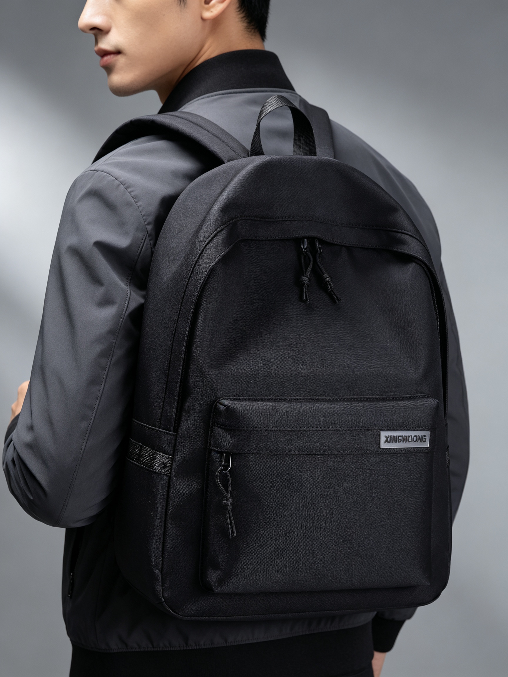 Black Minimalist Backpack
