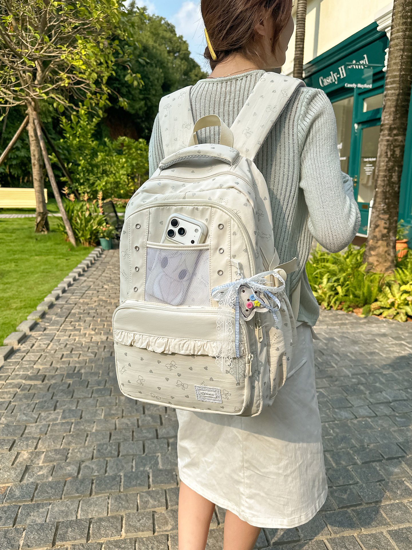 Off-White Plain Backpack