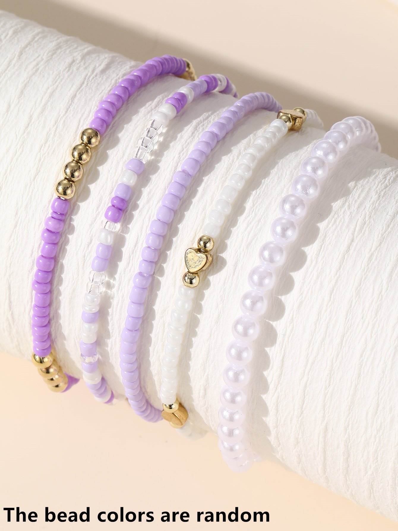 Multi-Beaded Anklet Set