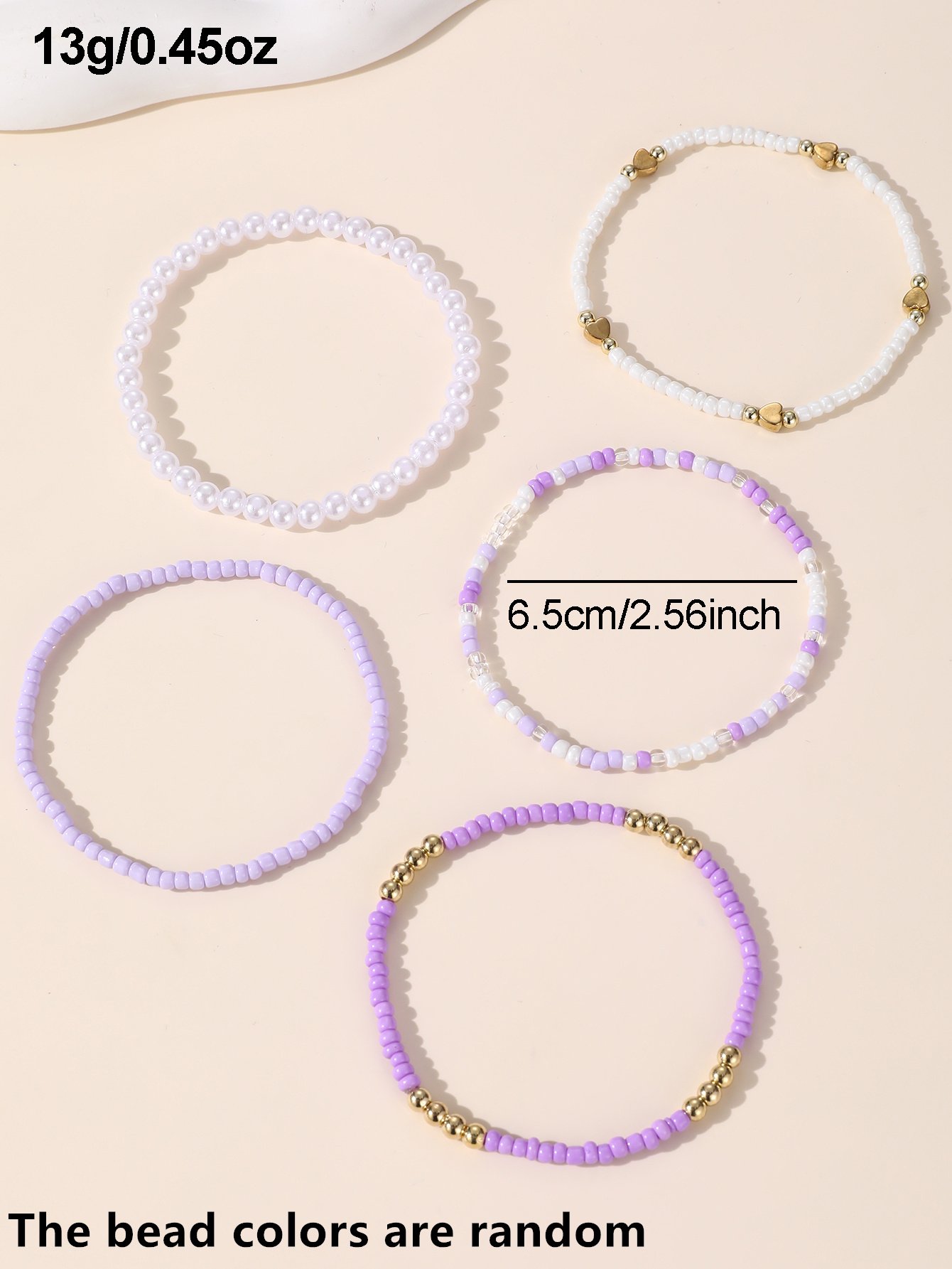 Multi-Beaded Anklet Set