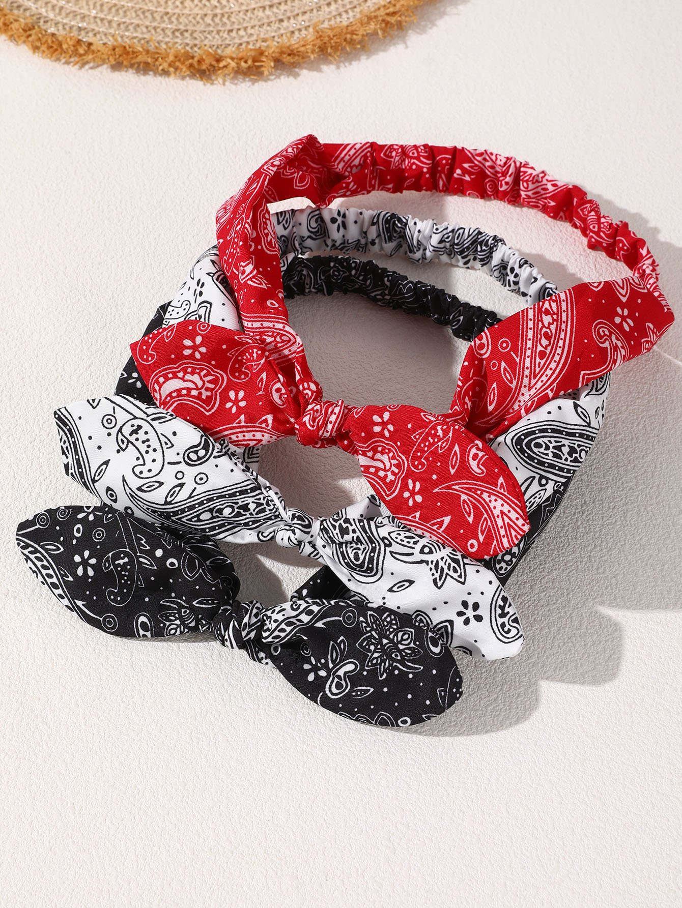 Paisley Knot Headband Set
