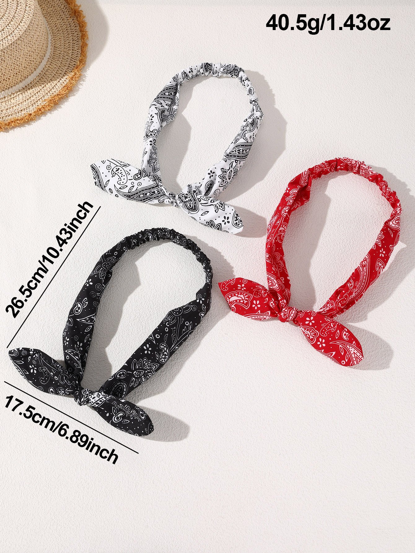 Paisley Knot Headband Set