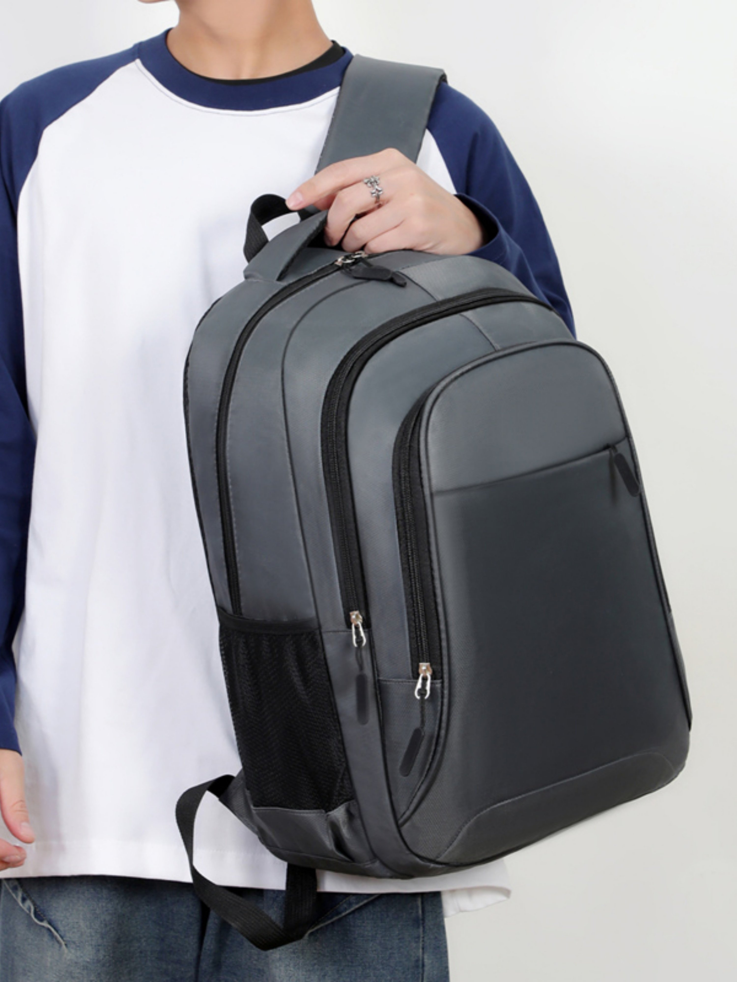 Grey Backpack - Durable and Versatile