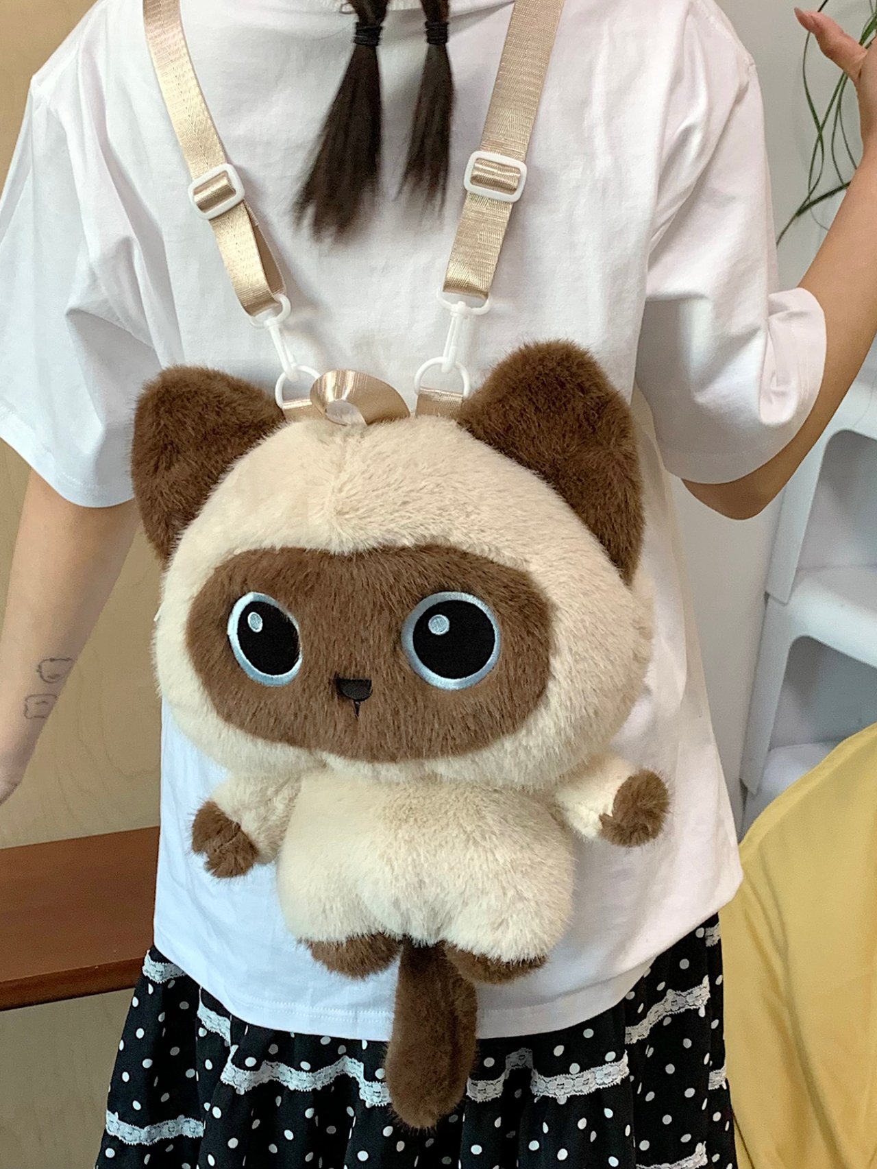 Plush Cat Backpack 