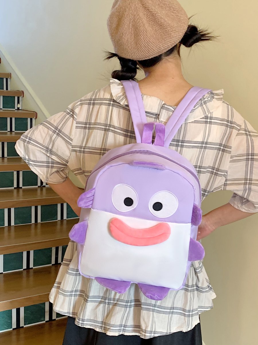 White Cartoon Backpack 
