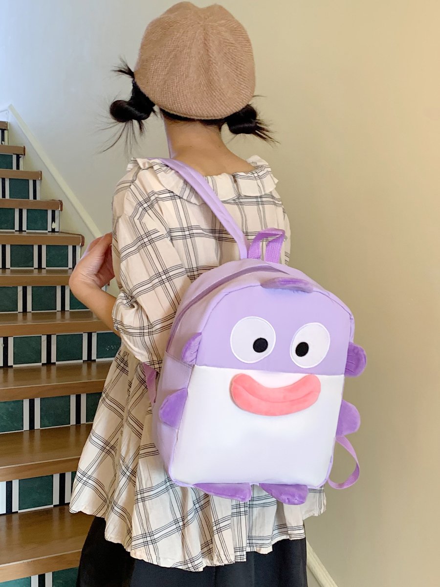 White Cartoon Backpack 