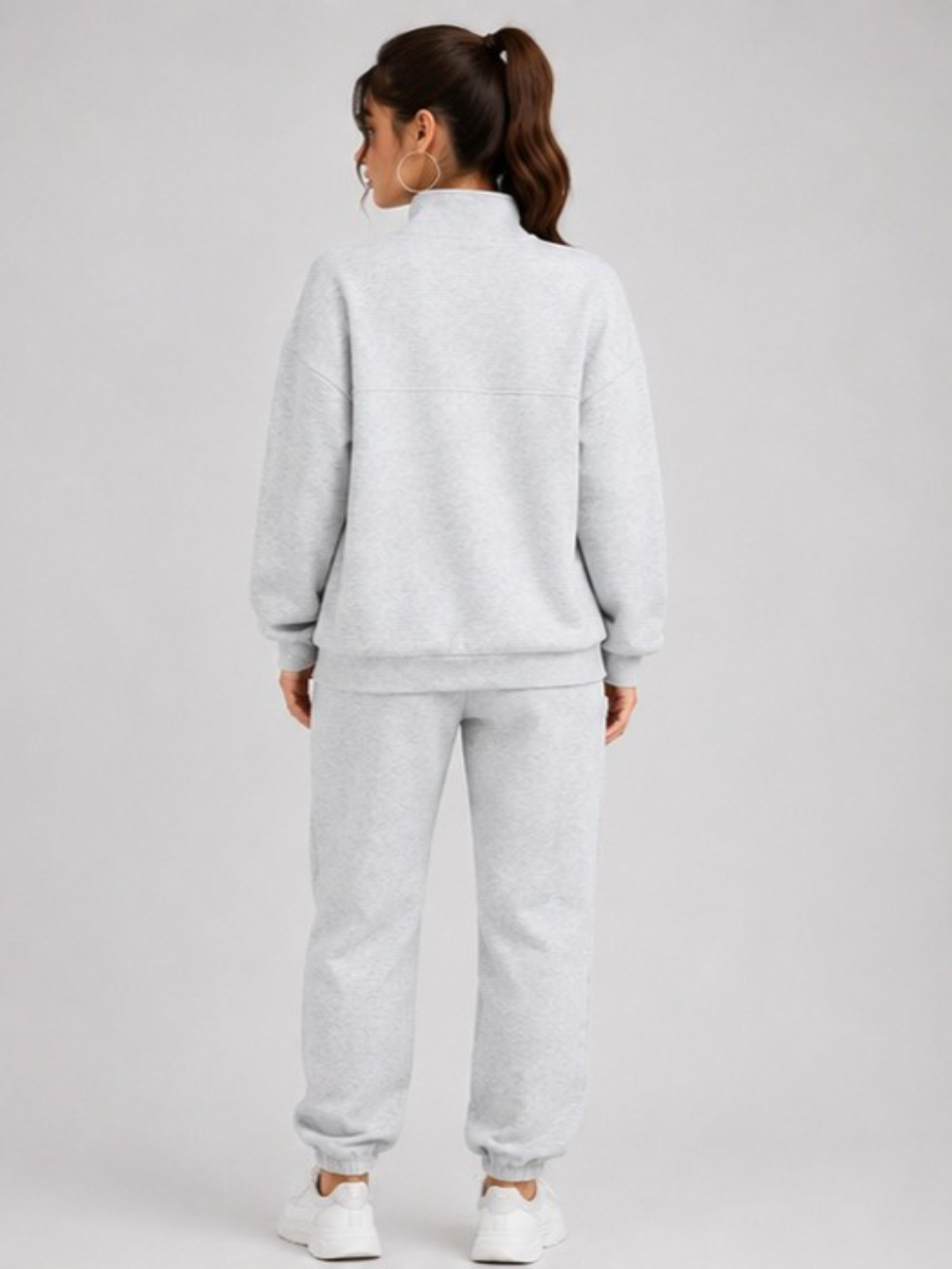 Grey Sweatshirt and Joggers Co-ord Set