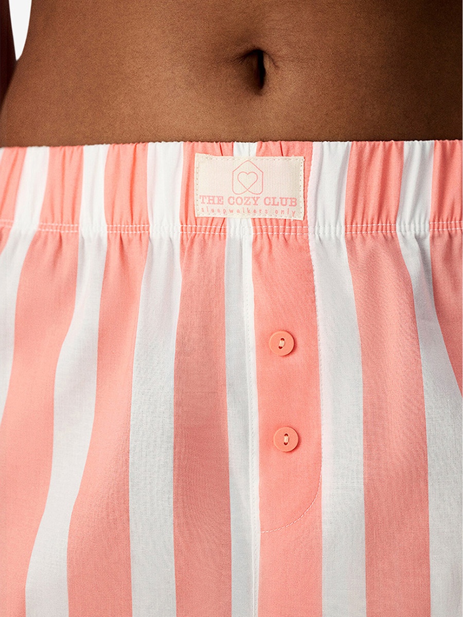Pink Cotton Pyjama Short
