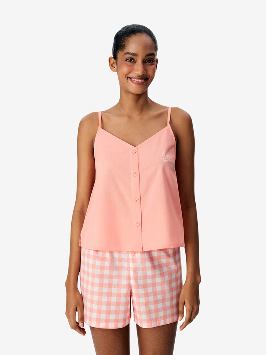 Pink Soft Cotton Camisole