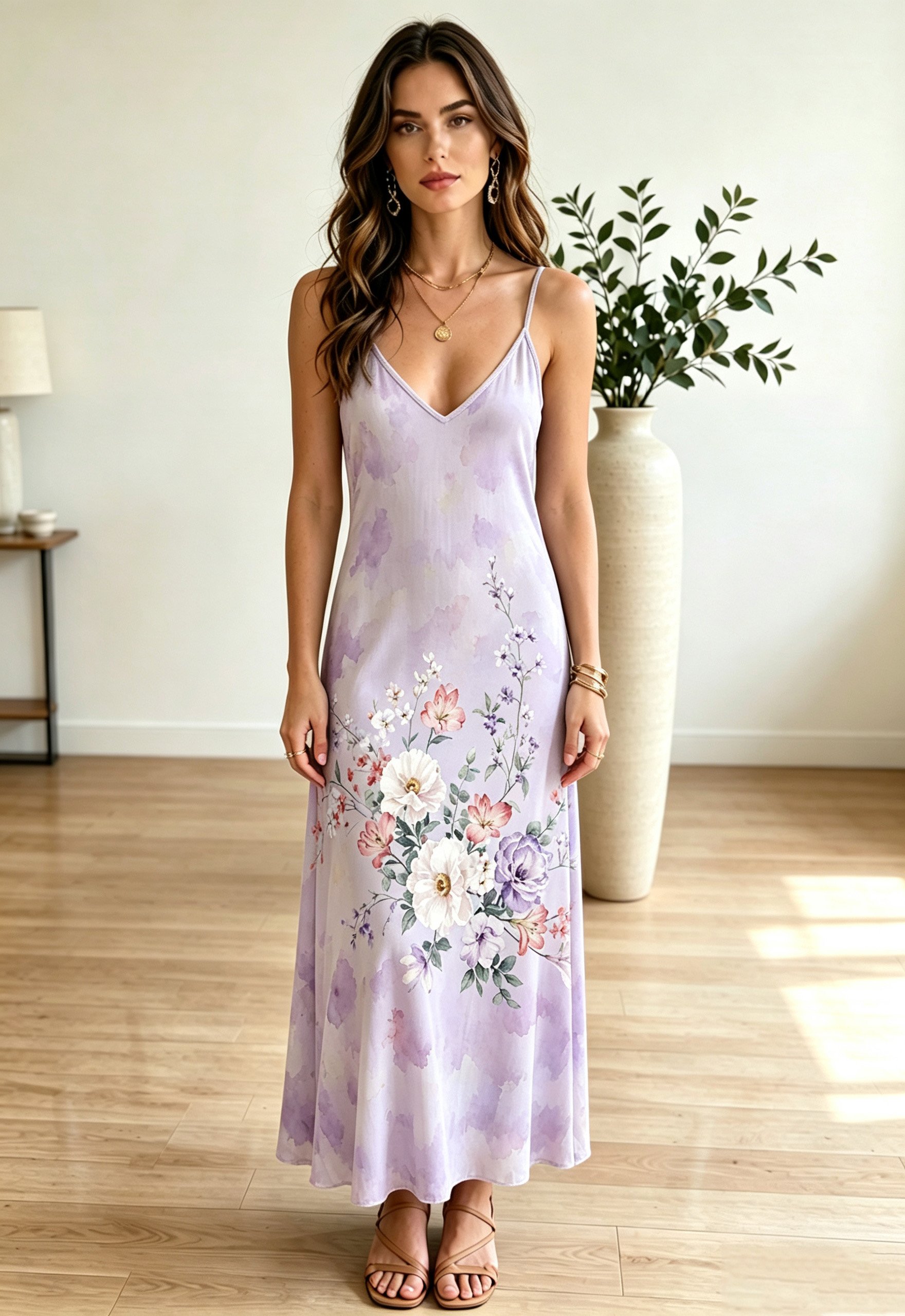 Spaghetti Strap Maxi Dress