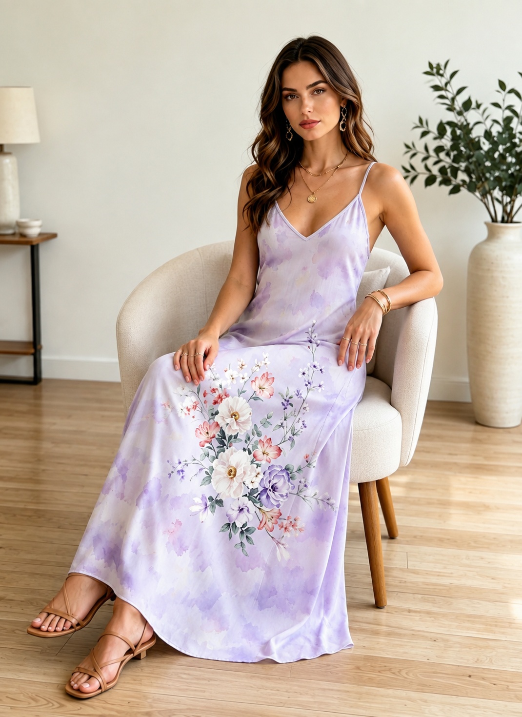 Spaghetti Strap Maxi Dress