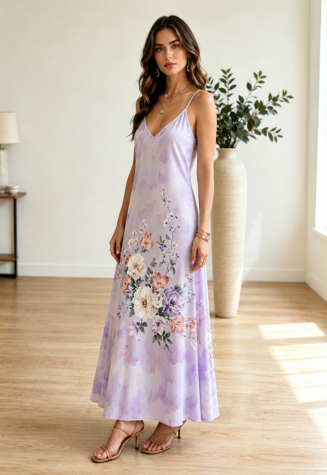 Spaghetti Strap Maxi Dress