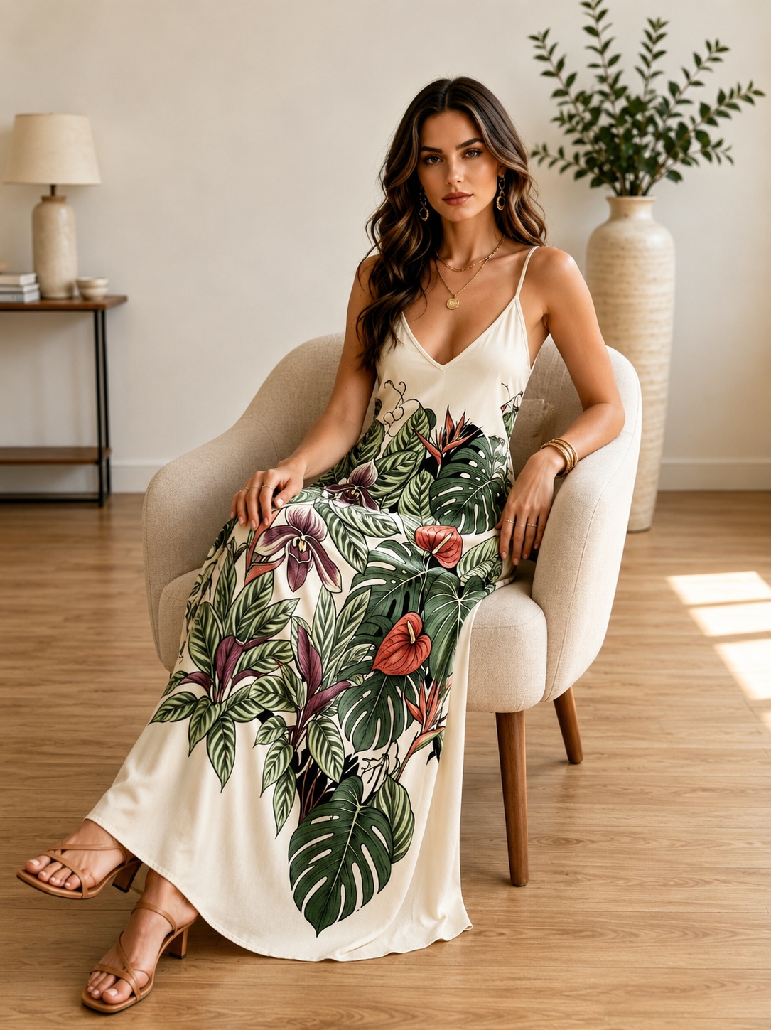 Spaghetti Strap Maxi Dress