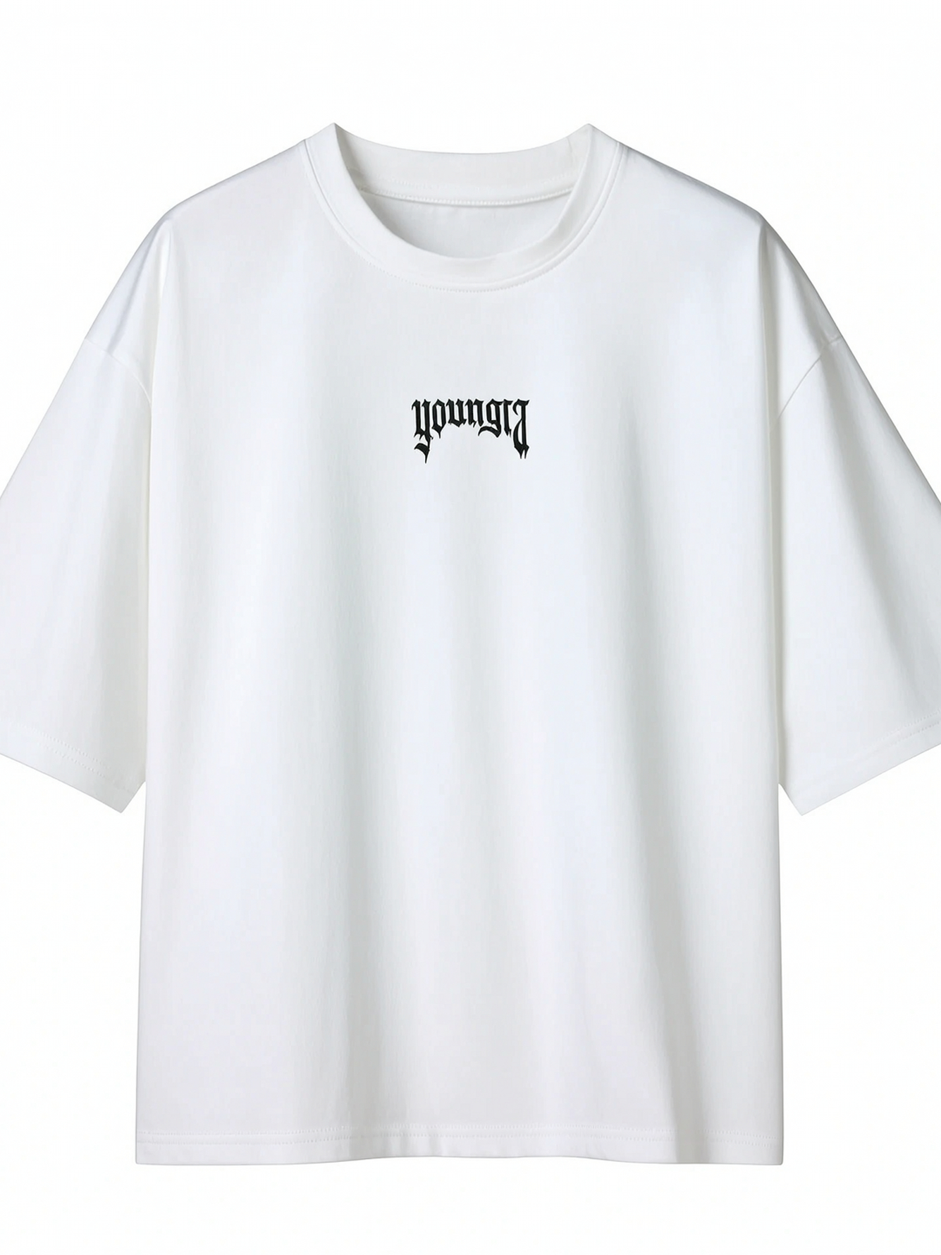 White Printed T-Shirt