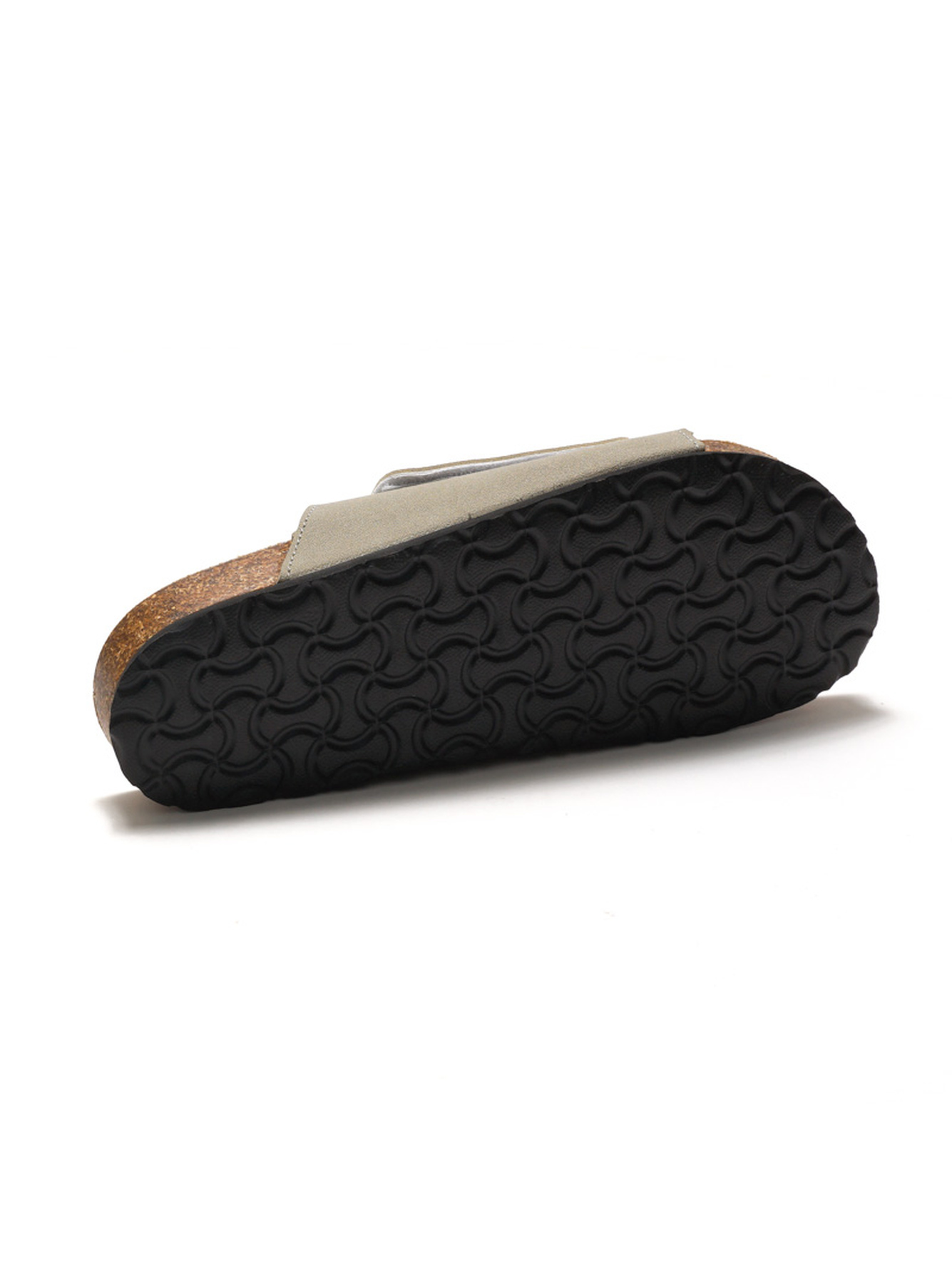 Grey Adjustable Strap Comfort Slides