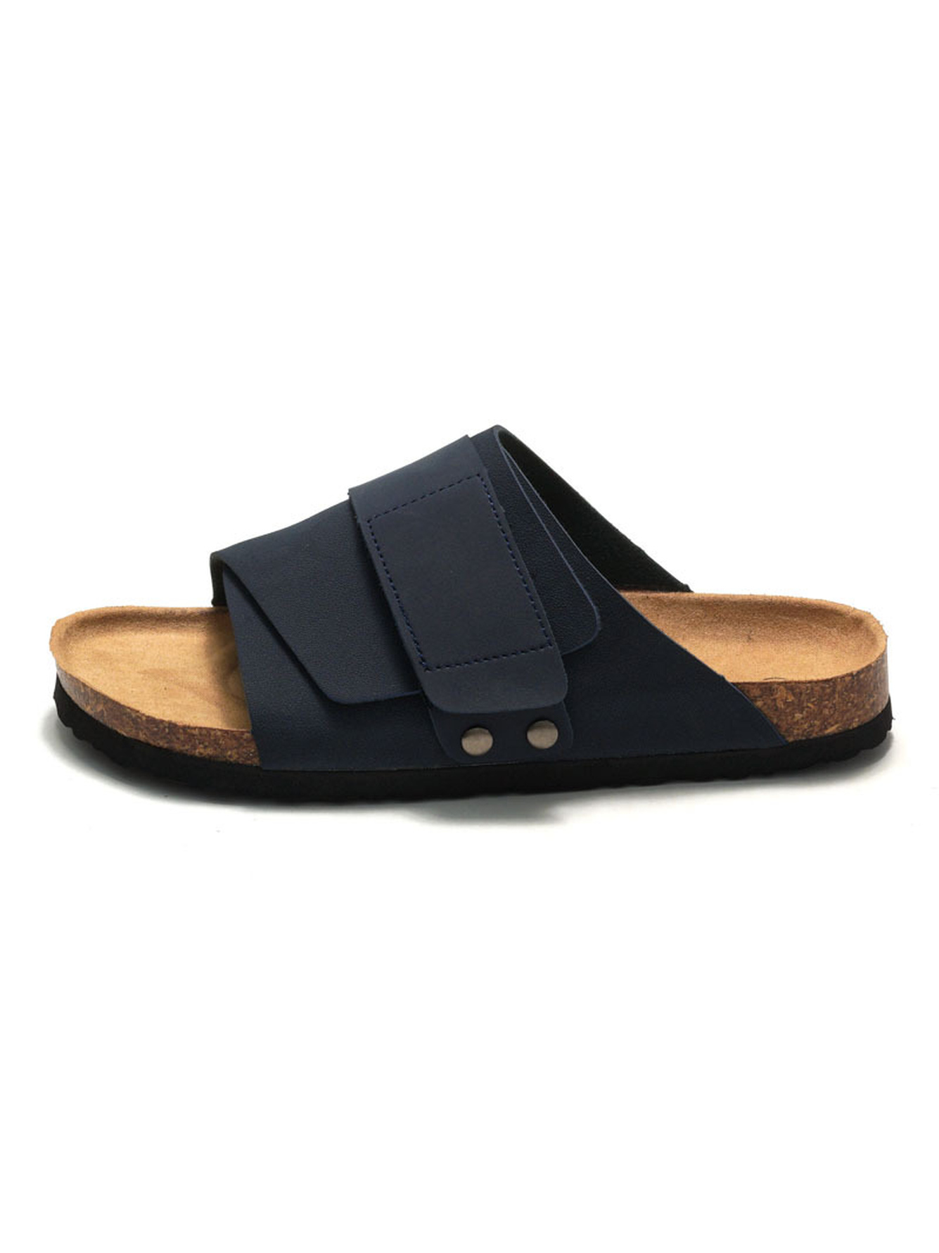 Blue Adjustable Strap Comfort Slides