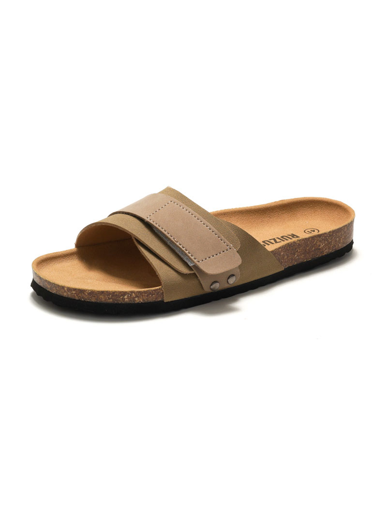 Beige Comfort Slides - Casual and Stylish Footwear