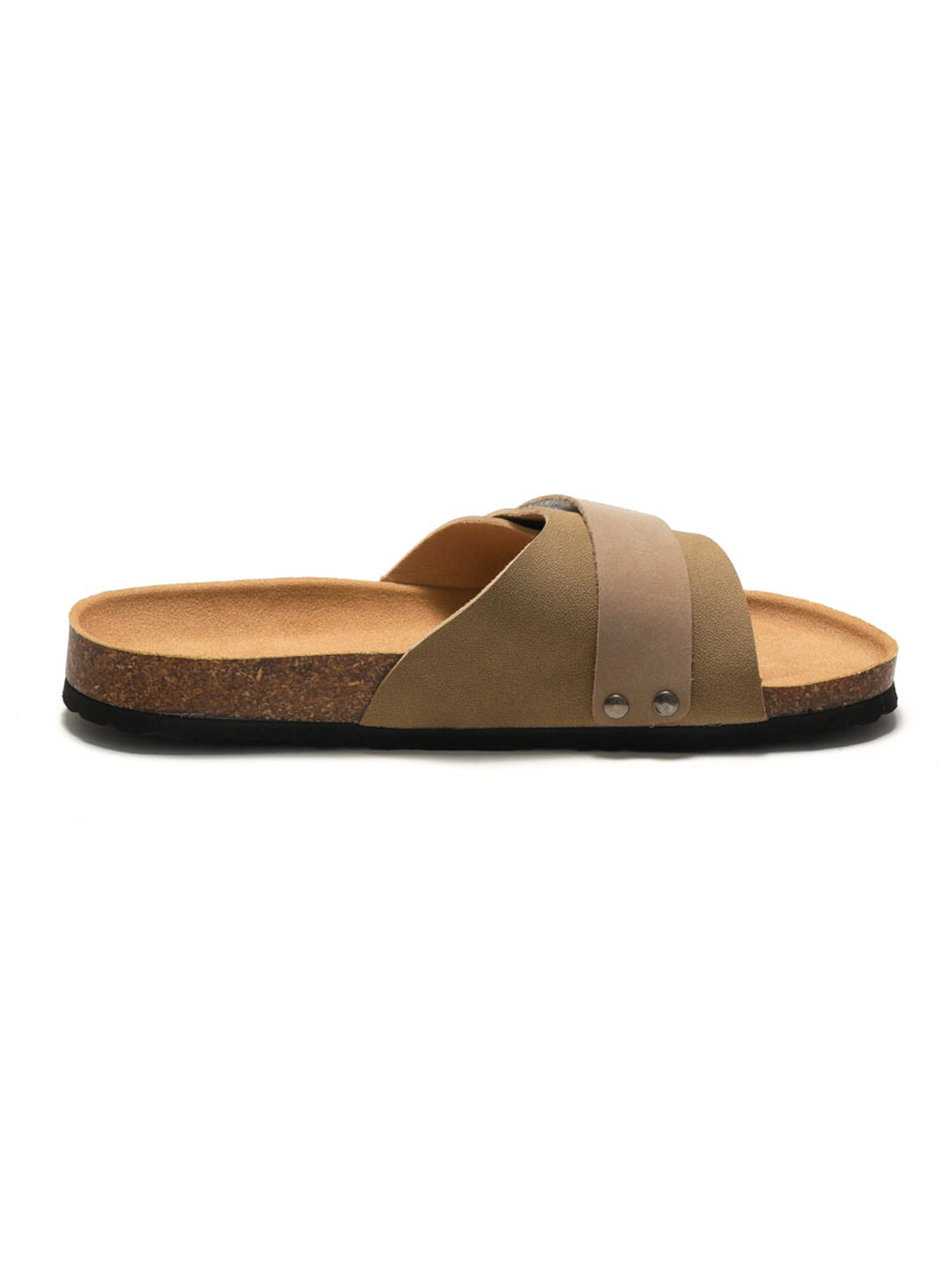 Beige Comfort Slides - Casual and Stylish Footwear