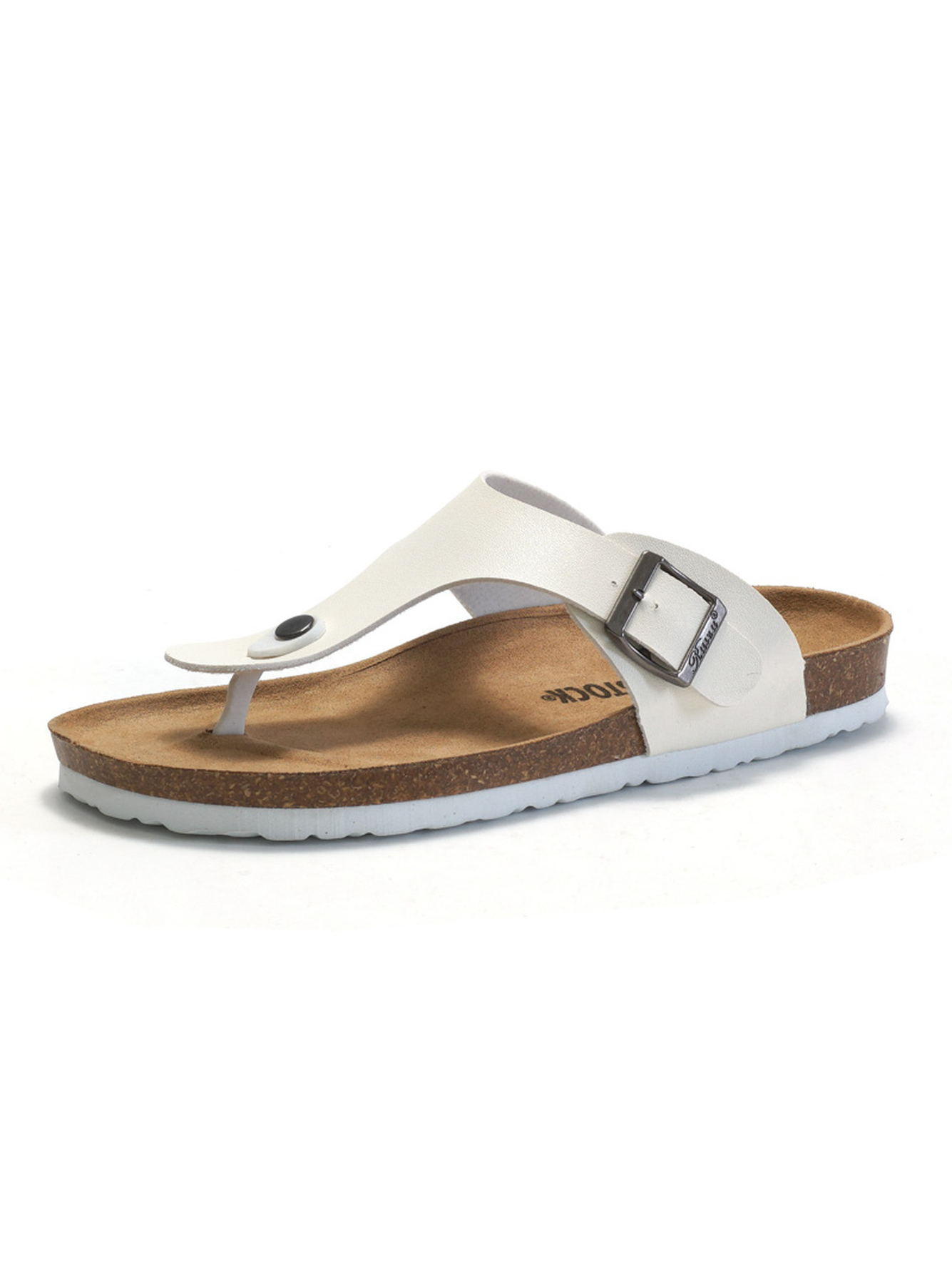 White Flip-Flop Sandals