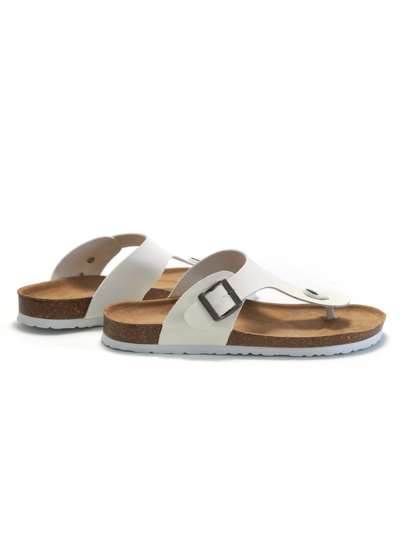 White Flip-Flop Sandals