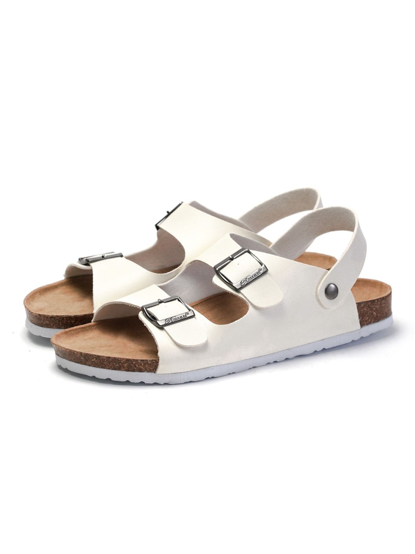 Off-White Buckle Strap Casual Sandals
