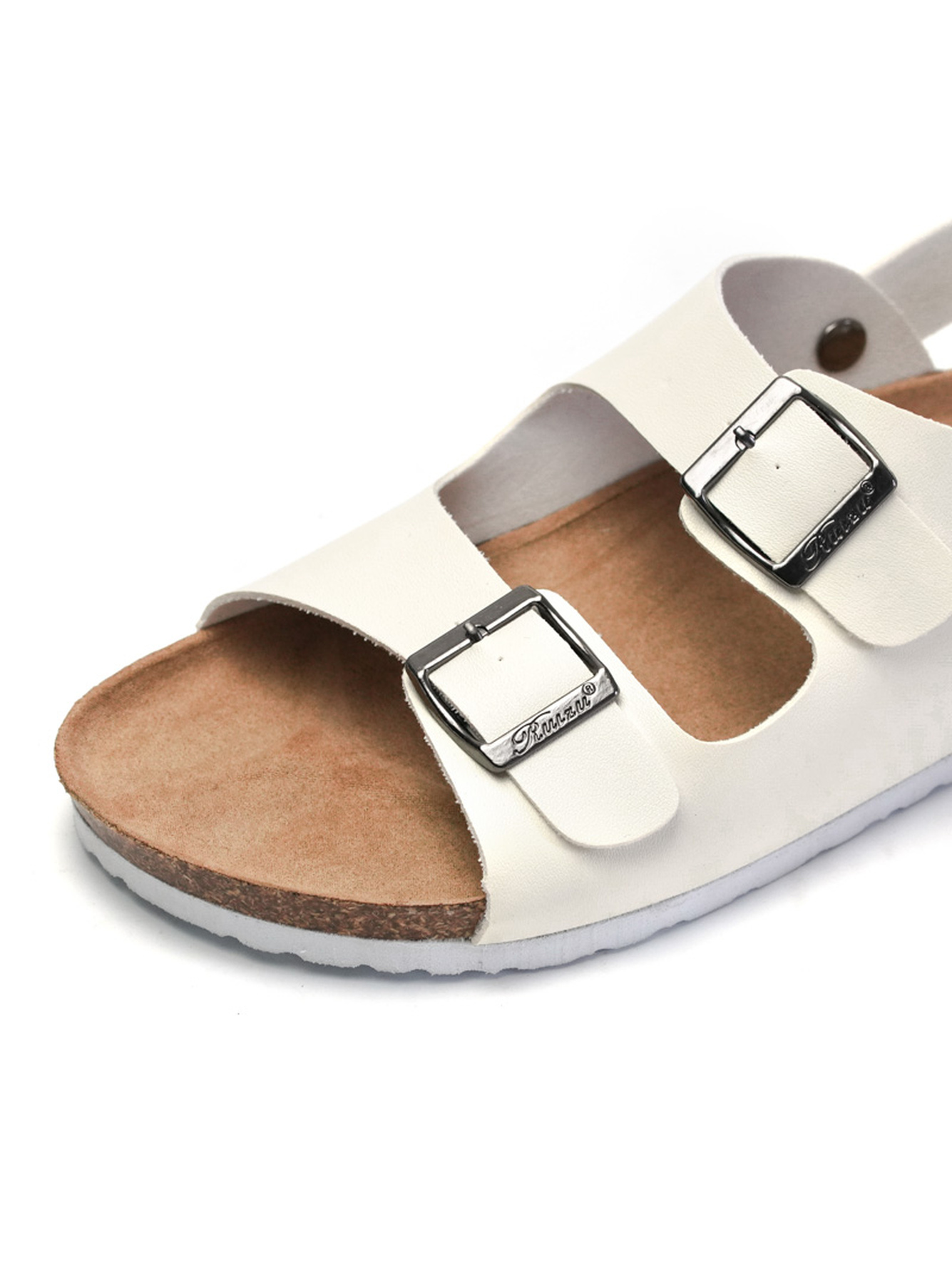 Off-White Buckle Strap Casual Sandals