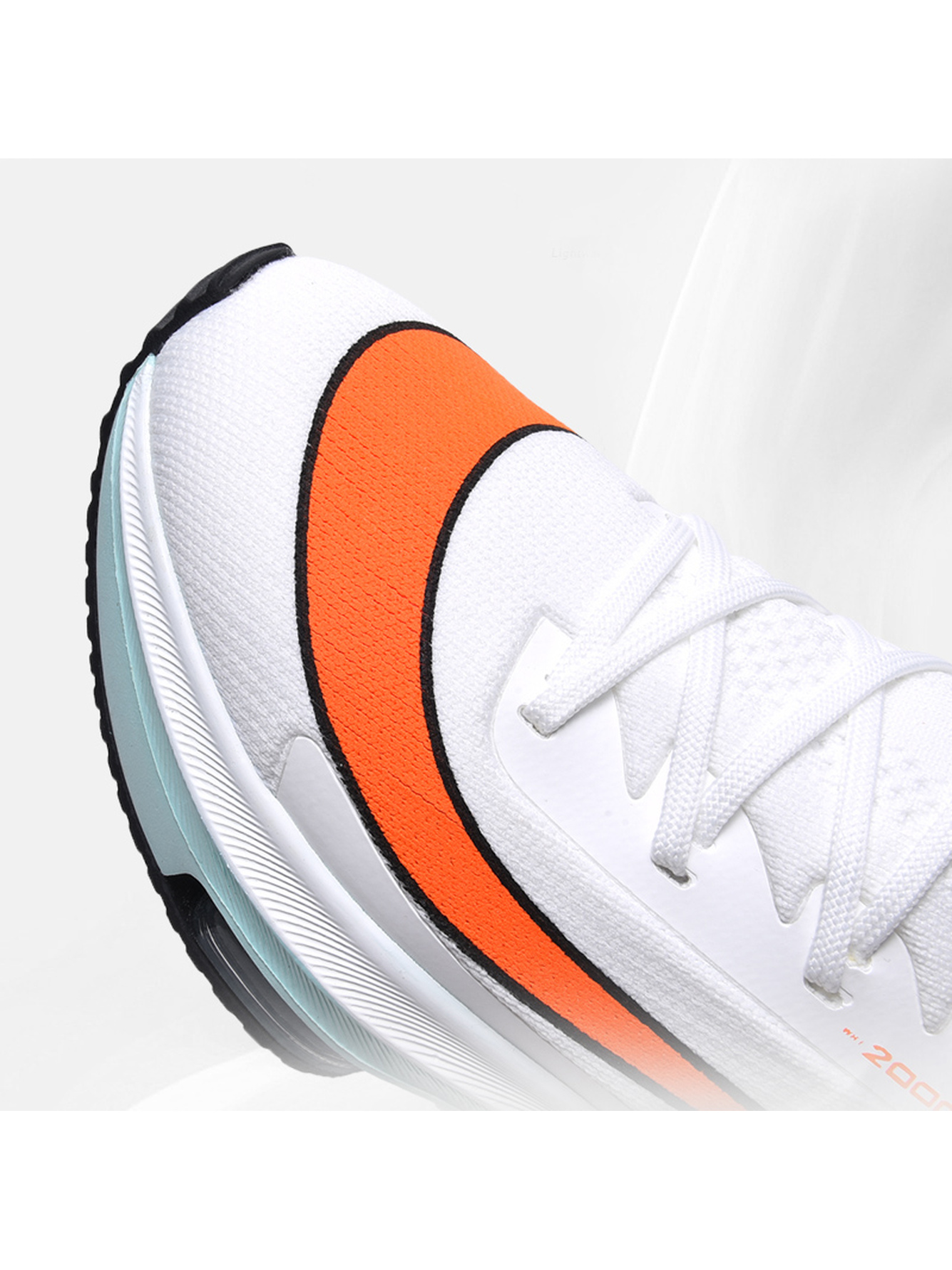 White Performance Running Sneakers