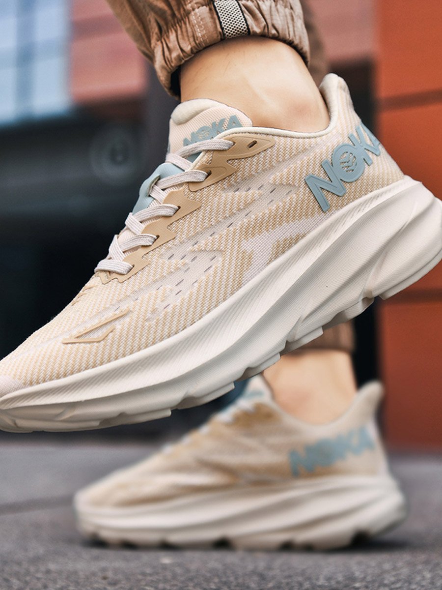 Men Beige Sports Sneakers