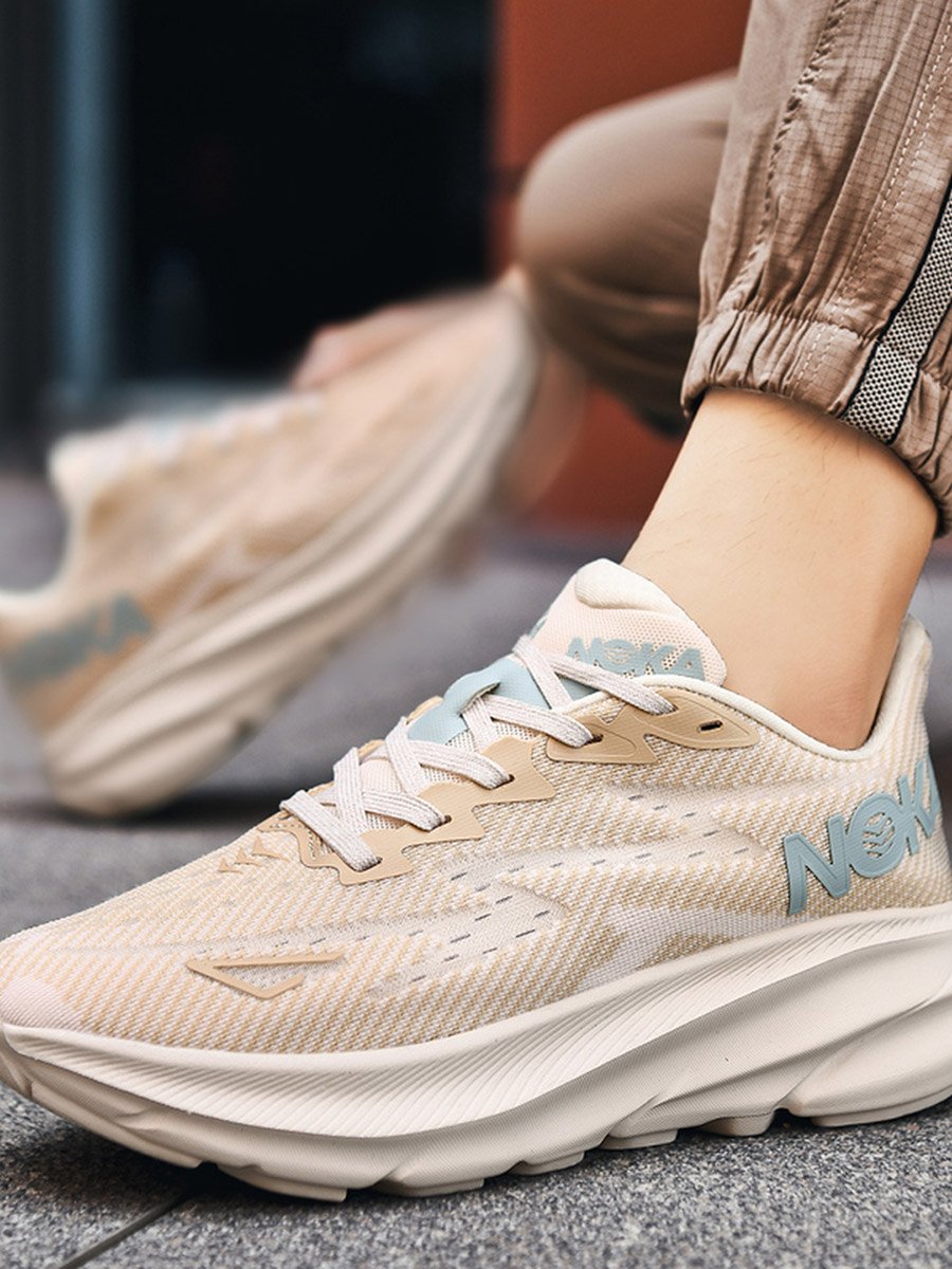 Men Beige Sports Sneakers