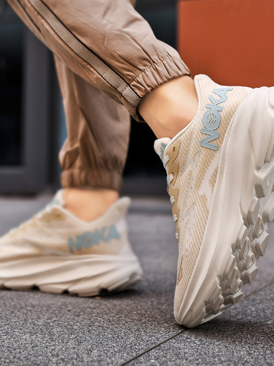 Men Beige Sports Sneakers