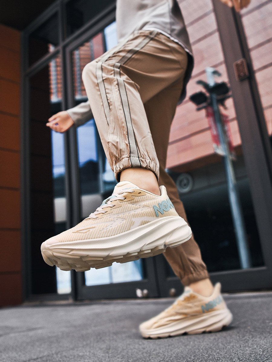 Men Beige Sports Sneakers