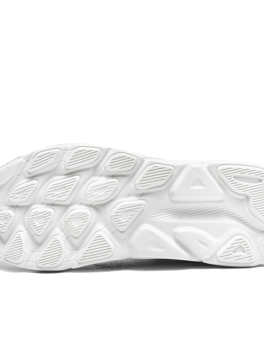 Men White Lightweight Running Sneakers