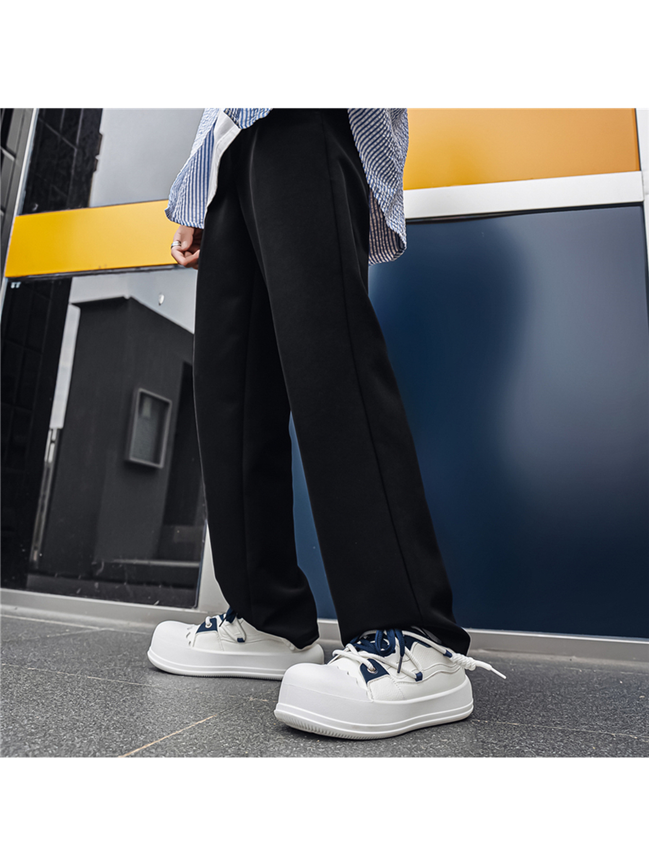 Multi-Color Lace-Up Sport Sneakers