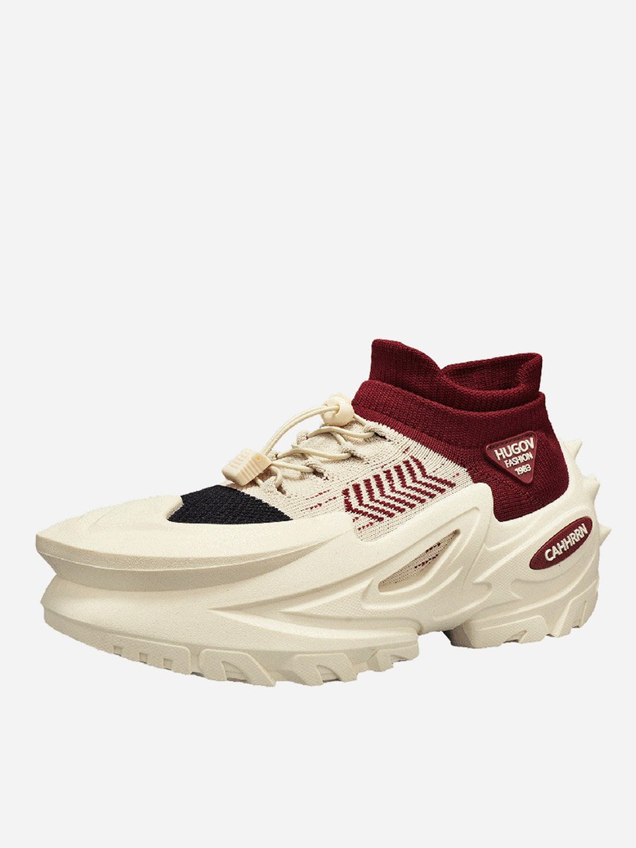 Men Beige HugoV Sport Sneakers