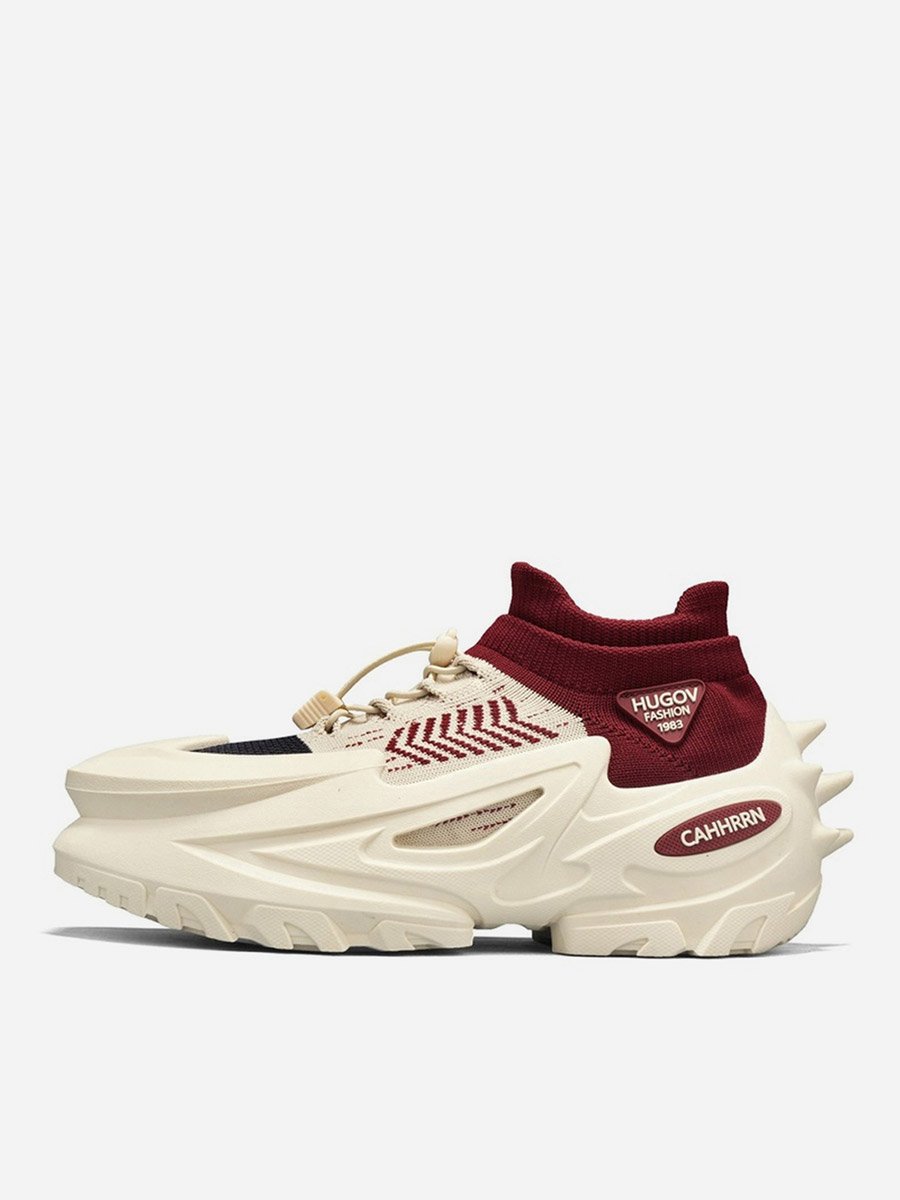 Men Beige HugoV Sport Sneakers