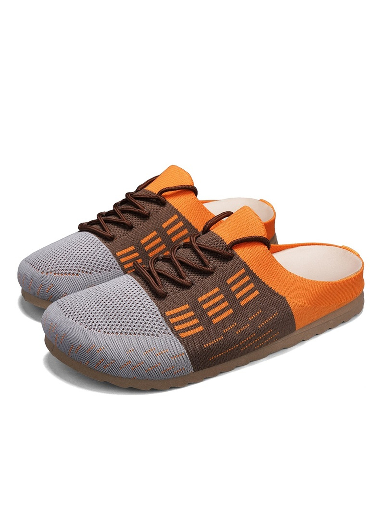Multi-Color Knit Slip-On Casual Shoes