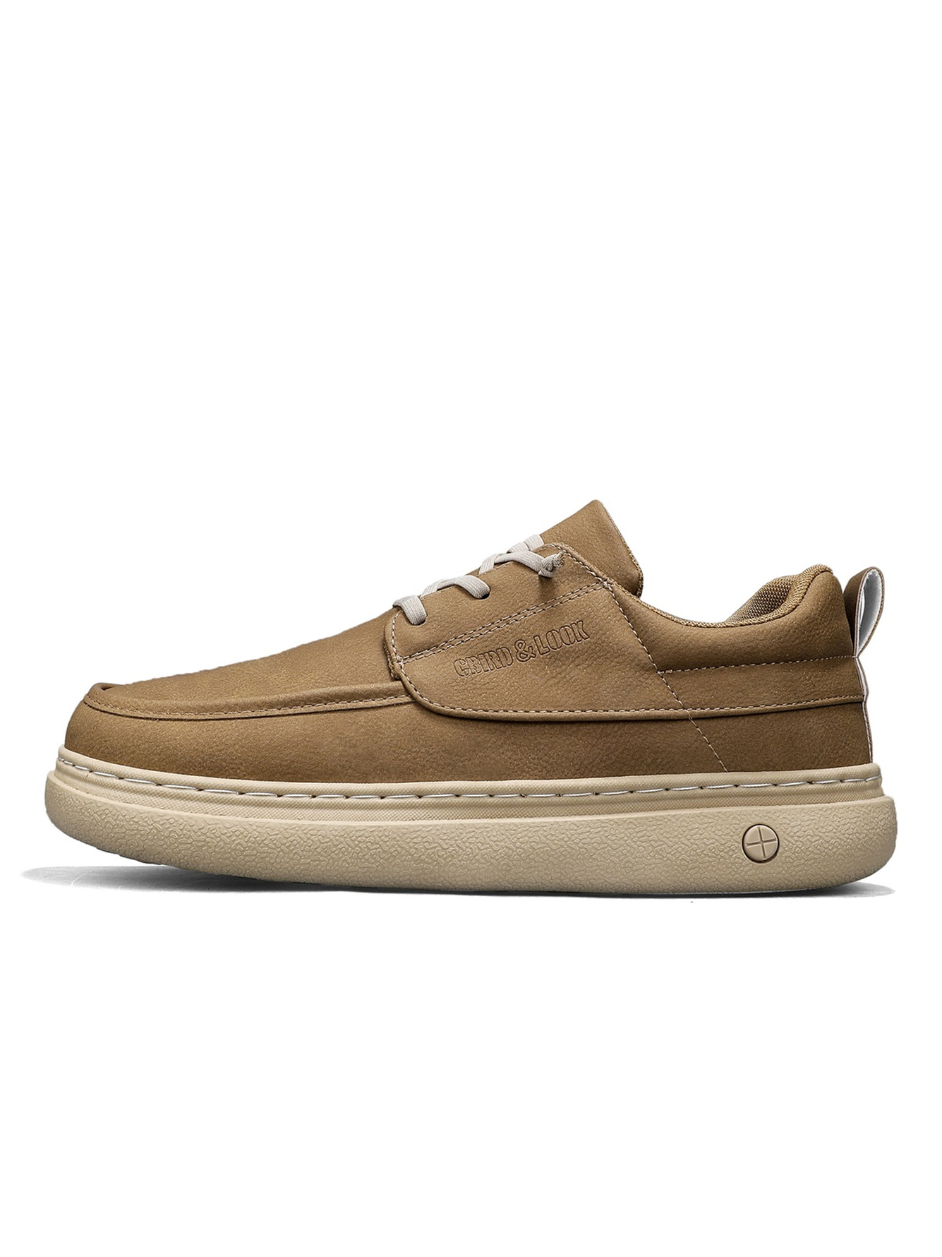 Tan Casual Moccasin Shoes