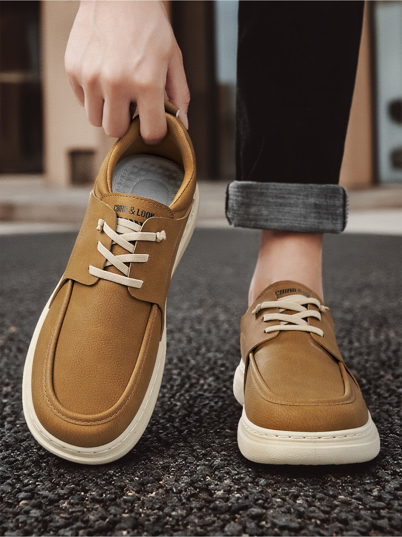 Brown Slip-On Loafers