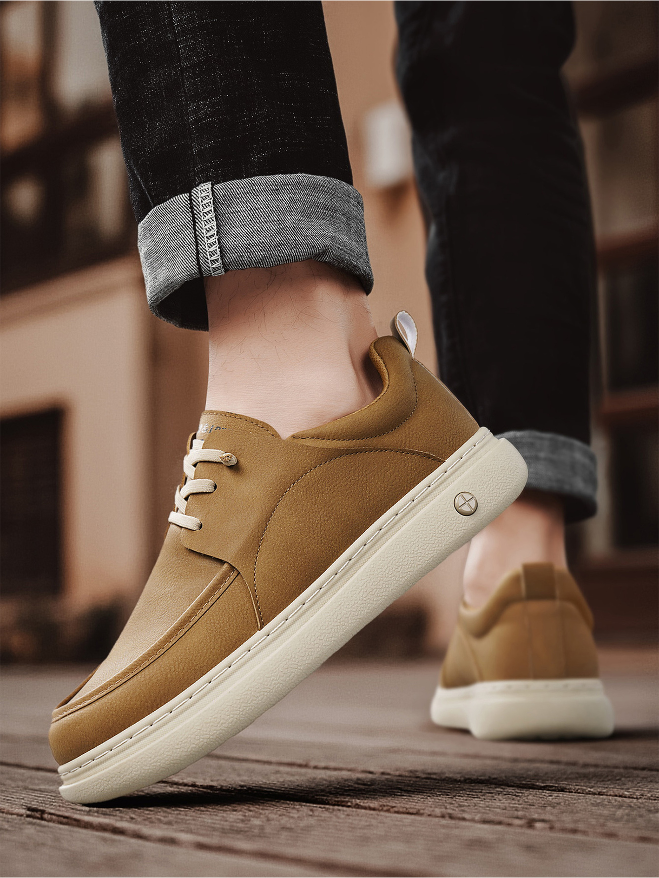 Brown Slip-On Loafers