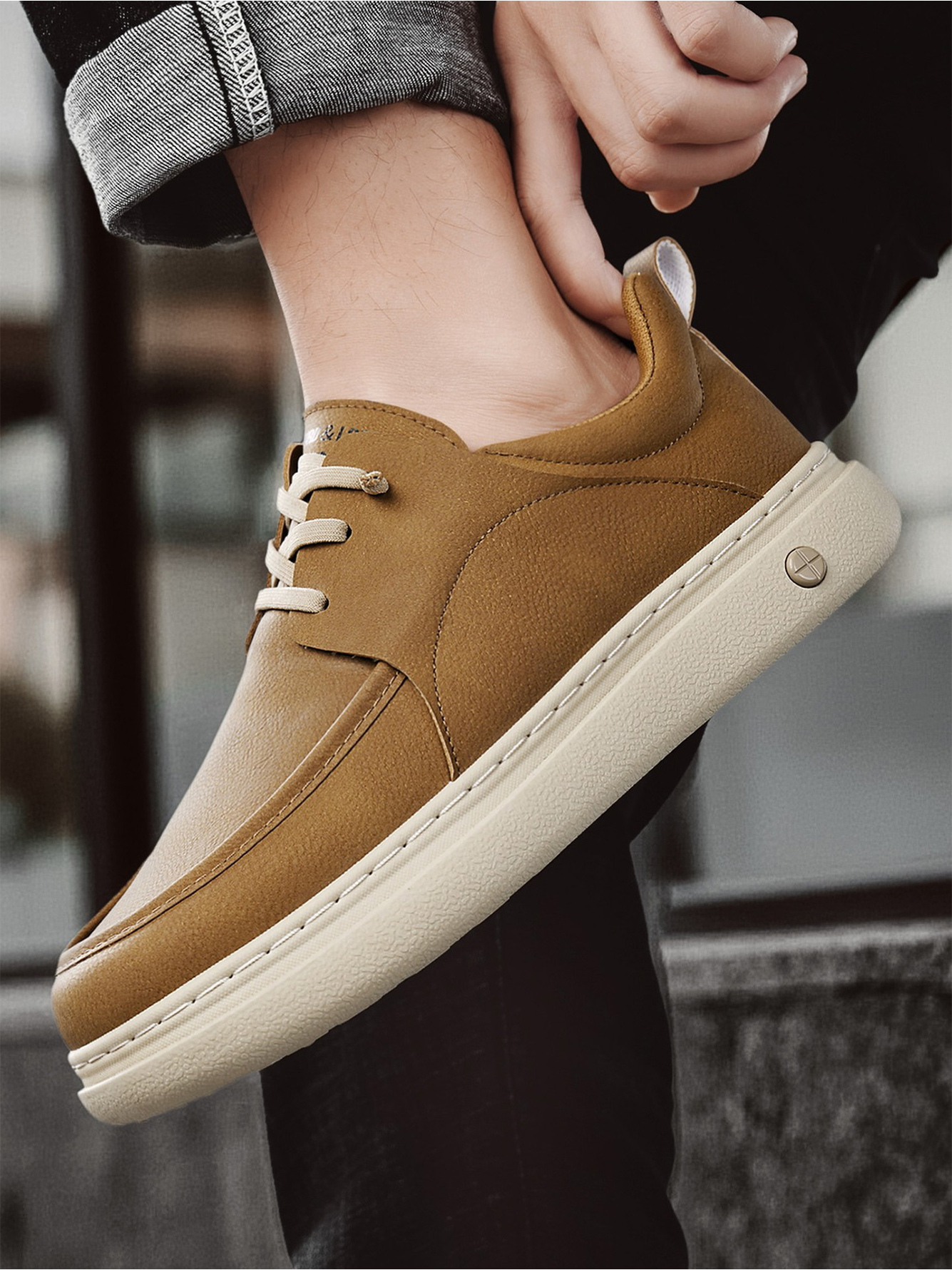 Brown Slip-On Loafers