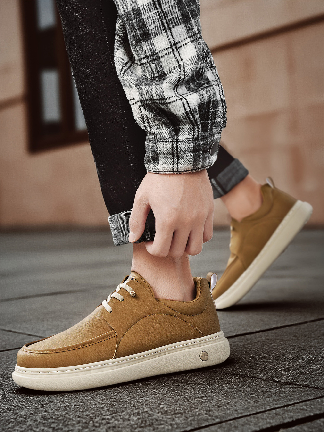 Brown Slip-On Loafers
