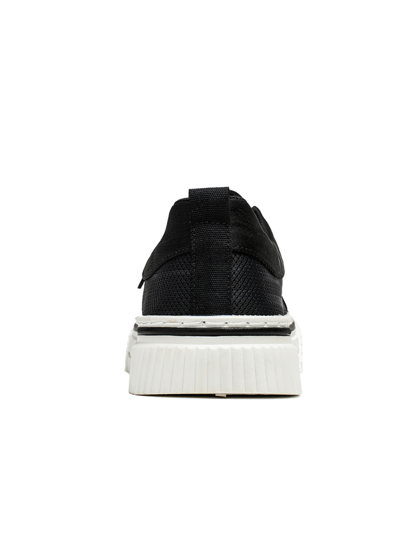 Black Slip-On Casual Sneakers