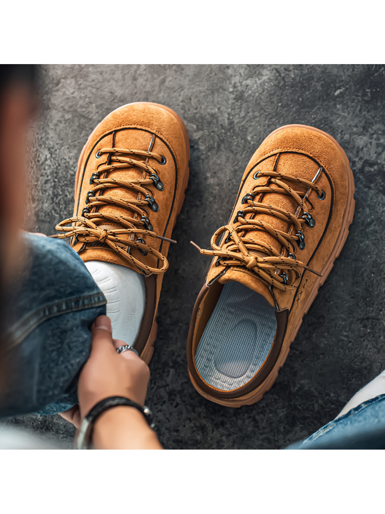 Tan Suede Casual Mules - Slip-On Comfort