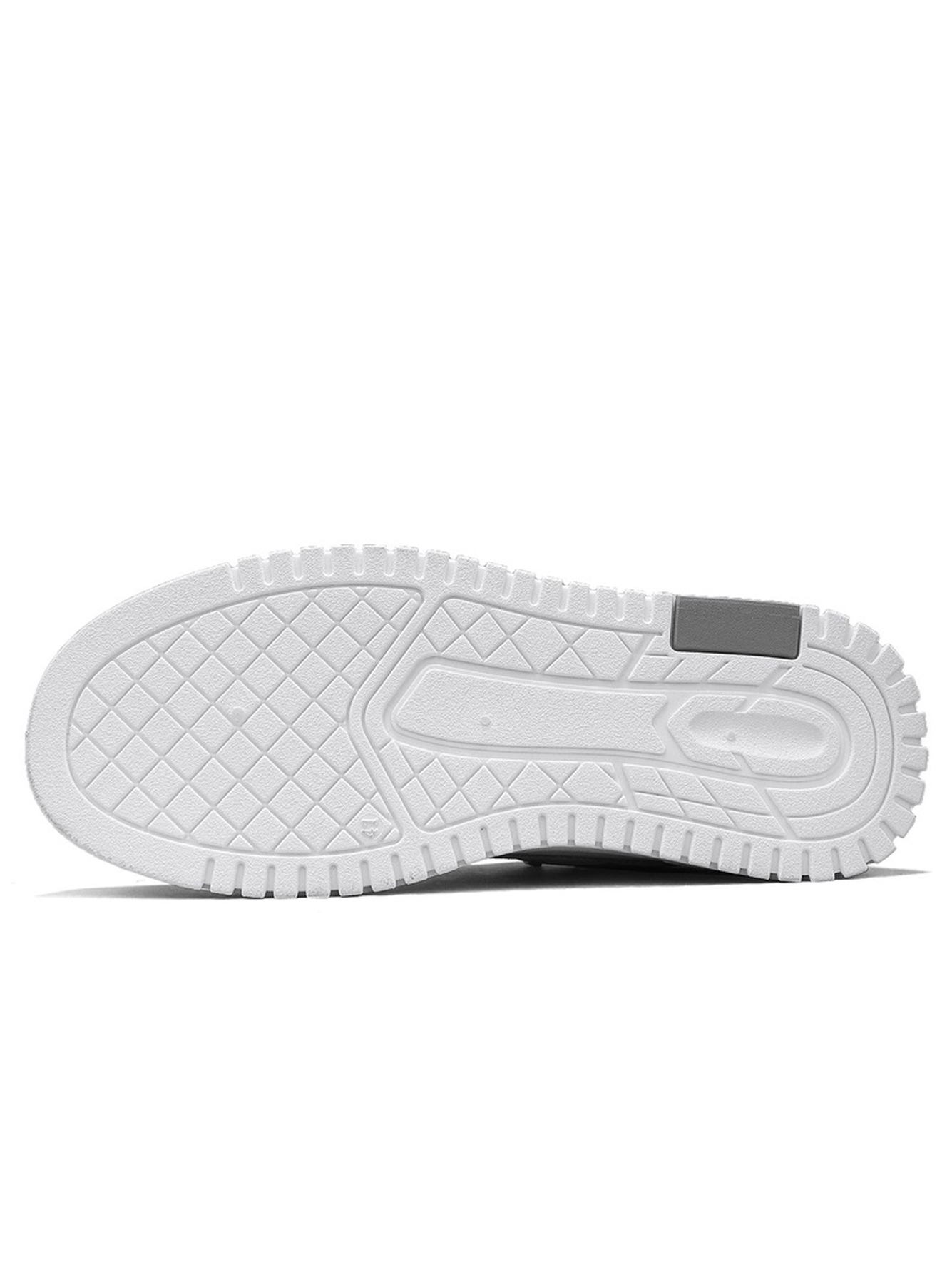 White Platform Casual Sneakers