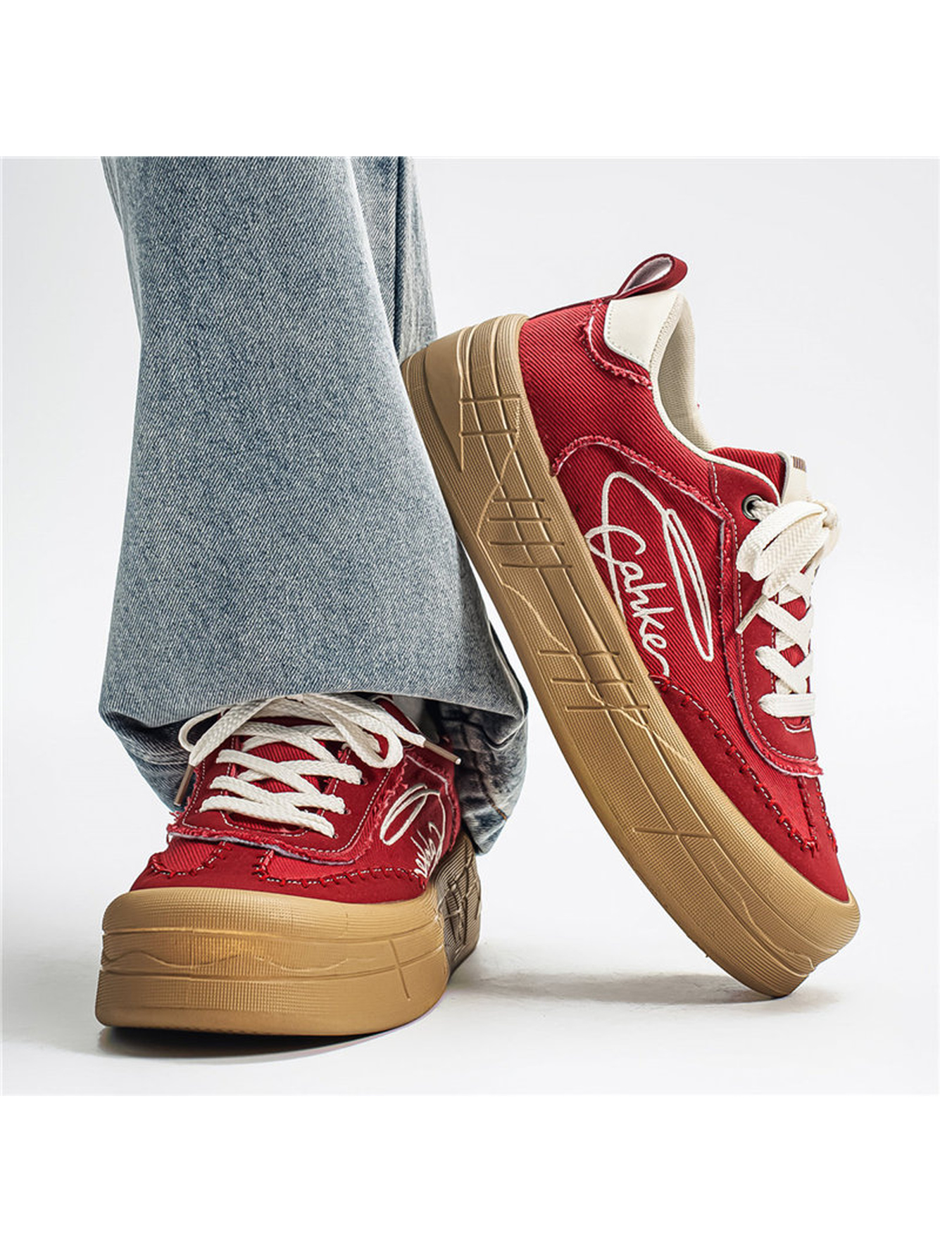 Red Crimson Casual Sneakers