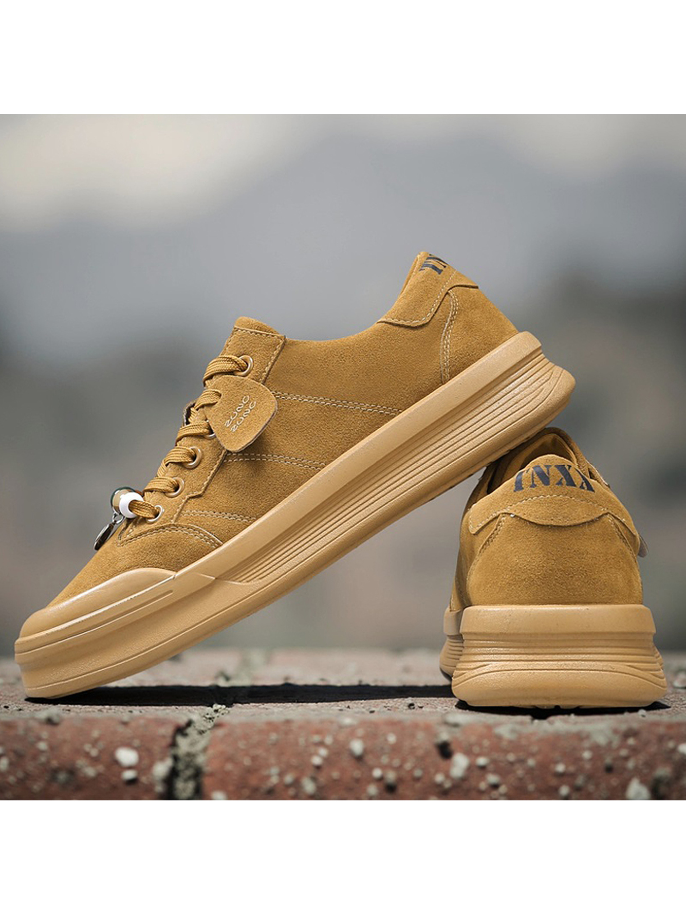 Yellow Suede Casual Shoes